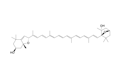 (3S,5R,6R 3'S,5'R,8'R)-3,6 : 5',8' -Diepoxy-5,6,5',6'-tetrahydro-.beta.,.beta.-carotene-5,3'-diol