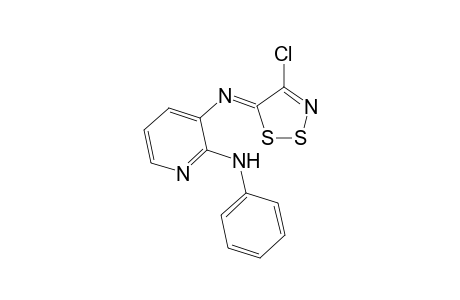 5-[N-(2-Phenylamino)pyridin-3-ylmino]-4-chloro-5H-1,2,3-dithiazole