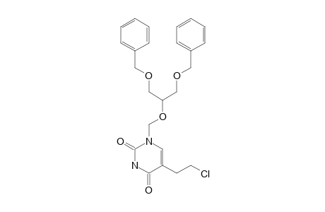 5-(2-CHLOROETHYL)-N-1-[(1,3-DIBENZYLOXY-2-PROPOXY)-METHYL]-PYRIMIDIN-2,4-DIONE