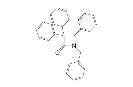 1-benzyl-3,3,4-triphenyl-2-azetidinone