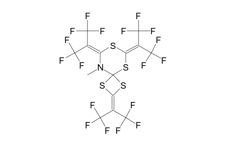 2,6,8-tris(1,1,1,3,3,3-hexafluoropropan-2-ylidene)-9-methyl-1,3,5,7-tetrathia-9-azaspiro[3.5]nonane
