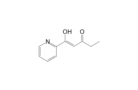1-Hydroxy-1-(2-pyridyl)pent-1-en-3-one