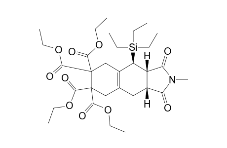 (3aR,9S,9aS)-1,3-diketo-2-methyl-9-triethylsilyl-3a,4,5,8,9,9a-hexahydrobenzo[f]isoindole-6,6,7,7-tetracarboxylic acid tetraethyl ester
