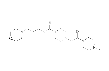 1-piperazinecarbothioamide, 4-[2-(4-methyl-1-piperazinyl)-2-oxoethyl]-N-[3-(4-morpholinyl)propyl]-
