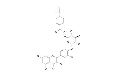 EUCALMAIDIN_D;QUERCETIN-4'-O-(6-O-OLEUROPEOYL)-ALPHA-D-GLUCOPYRANOSIDE