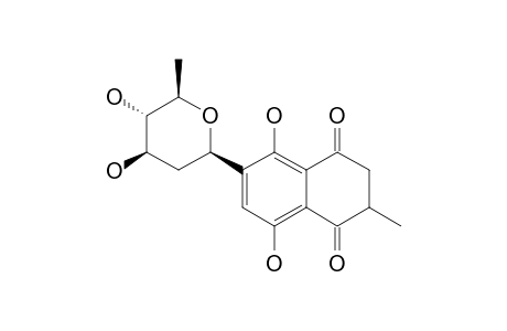 2,3-DIHYDRO-5,8-DIHYDROXY-6-(4,5-DIHYDROXY-6-METHYLTETRAHYDROPYRAN-2-YL)-2-METHYL-1,4-NAPHTHOQUINONE