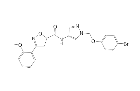 5-isoxazolecarboxamide, N-[1-[(4-bromophenoxy)methyl]-1H-pyrazol-4-yl]-4,5-dihydro-3-(2-methoxyphenyl)-