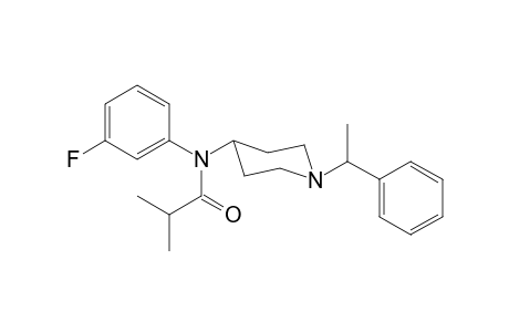 N-3-fluorophenyl-2-methyl-N-[1-(1-phenylethyl)piperidin-4-yl]propanamide