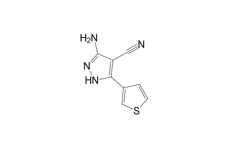 3-Amino-5-(thien-3-yl)-1H-pyrazole-4-carbonitrile