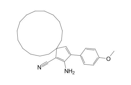 (E)-2-Amino-3-(4-methoxyphenyl)spiro[4.14]nonadeca-1,3-diene-1-carbonitrile