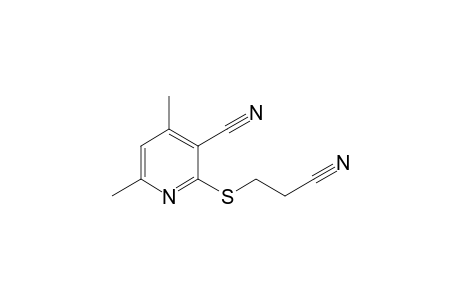 2-[(2-Cyanoethyl)sulfanyl]-4,6-dimethylnicotinonitrile