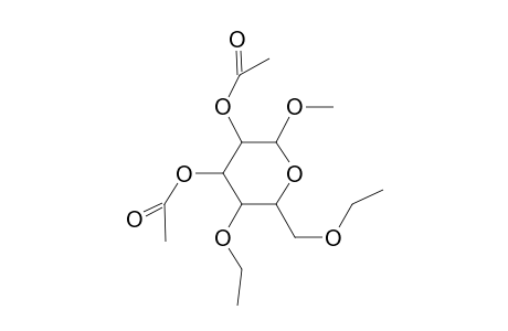 Methyl 2,3-di-O-acetyl-4,6-di-O-ethyl-.alpha.-d-mannopyranoside