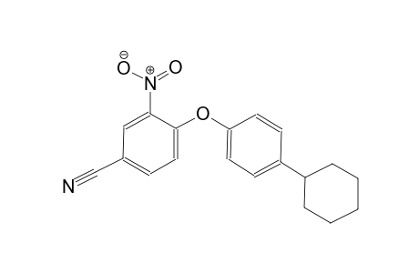 benzonitrile, 4-(4-cyclohexylphenoxy)-3-nitro-
