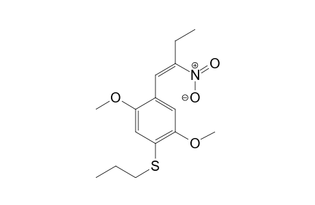 1-(4-Propylthio-2,5-dimethoxyphenyl)-2-nitrobut-1-ene