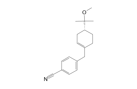 1-(4-CYANOPHENYLMETHYL)-4-(1-METHOXY-1-METHYLETHYL)-CYCLOHEXENE