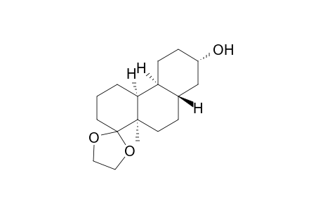 (2s,4as,4br,8ar,10as/2r,4ar,4bs,8as,10ar)-8,8-(ethylendioxy)dodecahydro-8a-methyl-2-phenanthrenol