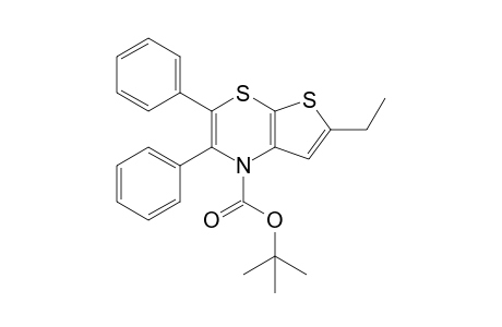 tert-Butyl 6-ethyl-2,3-diphenyl-1H-thieno[2,3-b][1,4]thiazin-1-carboxylate