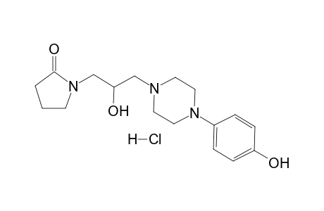 1-{2-Hydroxy-3-[4-(4-hydroxyphenyl)piperazin-1-yl]-propyl}-pyrrolidin-2-one dihydrochloride