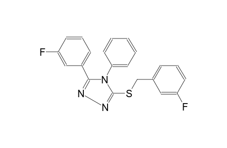 3-(3-Fluoro-benzylsulfanyl)-5-(3-fluoro-phenyl)-4-phenyl-4H-[1,2,4]triazole