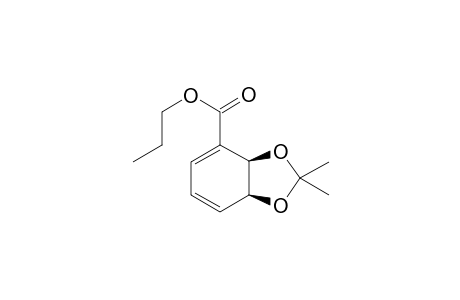 (+)-n-Propyl (3aR,7aS)-2,2-dimethyl-3a,7a-dihydrobenzo[d]-[1,3]dioxole-4-carboxylate