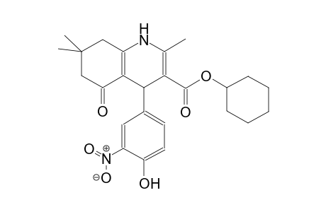 cyclohexyl 4-(4-hydroxy-3-nitrophenyl)-2,7,7-trimethyl-5-oxo-1,4,5,6,7,8-hexahydro-3-quinolinecarboxylate