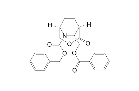 3-Oxa-6-azabicyclo[3.2.2]nonane-6-carboxylic acid, 7-[(benzoyloxy)methyl]-2-oxo-, phenylmethyl ester, (1.alpha.,5.alpha.,7.alpha.)-