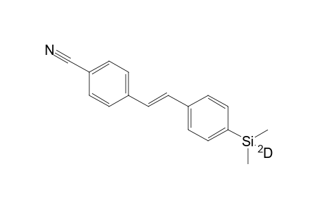 (E)-4'-Cyano-4-(deuteriodimethylsilyl)stilbene