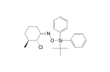 Cyclohexanone, 2-chloro-3-methyl-, O-[(1,1-dimethylethyl)diphenylsilyl]oxime, (1E,2.alpha.,3.beta.)-(.+-.)-