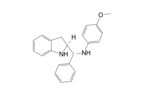 N-((R*)-((S*)-Indolin-2-yl)(phenyl)methyl)-4-methoxyaniline