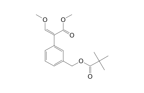 Benzeneacetic acid, 3-[(2,2-dimethyl-1-oxopropoxy)methyl]-alpha-(methoxymethylene)-, methyl ester