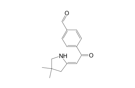 (Z)-4-[(4,4-Dimethyl-pyrrolidin-2-ylidene)-acetyl]-Benzaldehyde