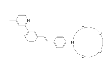 4-Methyl-4'-(p-1,4,7,10-tetraoxa-13-azacyclopentadecan-13-ylstyryl)-2,2'-bipyridine