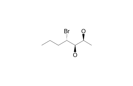 (2S,3R,4S)-4-bromoheptane-2,3-diol
