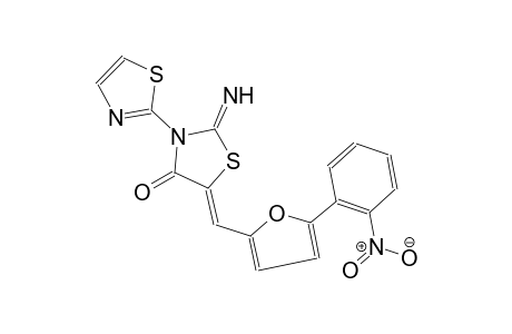 4-thiazolidinone, 2-imino-5-[[5-(2-nitrophenyl)-2-furanyl]methylene]-3-(2-thiazolyl)-, (5Z)-