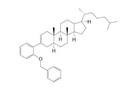 (5alpha,17beta)-3-[2-(benzyloxy)phenyl]-17-[(1R)-1,5-dimethylhexyl]-8,10-dimethylgon-2-ene