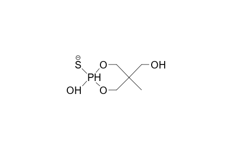 2-Hydroxy-5-hydroxymethyl-5-methyl-1,3-dioxa-2-phospha-cyclohexane 2-thionate anion
