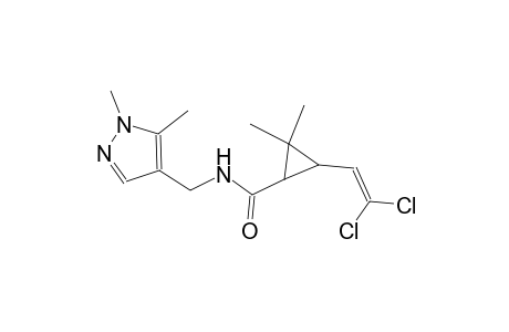 3-(2,2-dichlorovinyl)-N-[(1,5-dimethyl-1H-pyrazol-4-yl)methyl]-2,2-dimethylcyclopropanecarboxamide