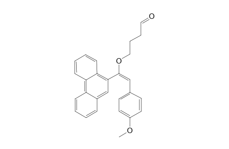 4-[(E)-2-(p-methoxyphenyl)-1-(9-phenanthryl)ethenyloxy]butanal