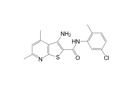 3-Amino-N-(5-chloro-2-methylphenyl)-4,6-dimethylthieno[2,3-b]pyridine-2-carboxamide