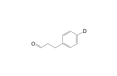 Hydrocinnamaldehyde-p-D1
