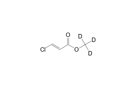 Trideuteromethyl trans-3-chloropropenoate