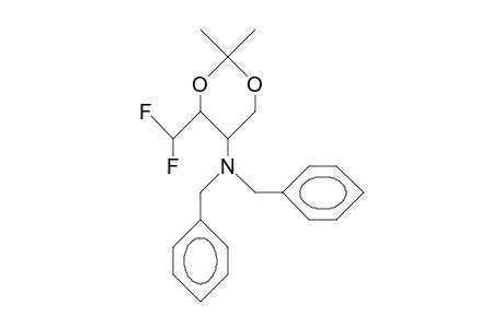 Rac-syn-5-N,N-dibenzylamino-4-difluoromethyl-2,2-dimethyl-1,3-dioxane