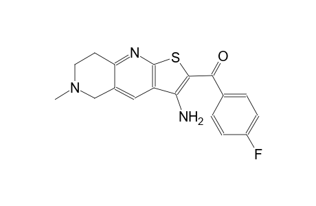 methanone, (3-amino-5,6,7,8-tetrahydro-6-methylthieno[2,3-b]1,6-naphthyridin-2-yl)(4-fluorophenyl)-