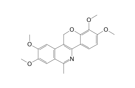 1,2,8,9-tetramethoxy-6-methyl-11H-chromeno[4,3-c]isoquinoline