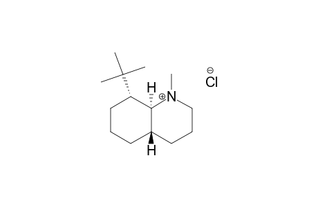 N-METHYL-8-ALPHA-TERT.-BUTYL-TRANS-DECAHYDROQUINOLINE-HYDROCHLORIDE
