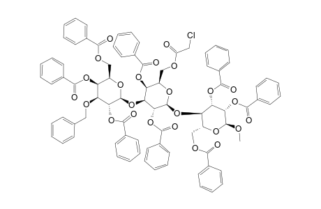 METHYL-2,4,6-TRI-O-BENZOYL-3-O-BENZYL-BETA-D-GALACTOPYRANOSYL-(1->3)-2,4-DI-O-BENZOYL-6-O-CHLOROACETYL-BETA-D-GALACTOPYRANOSYL-(1->4)