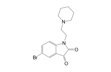 5-bromo-1-[2-(1-piperidinyl)ethyl]-1H-indole-2,3-dione