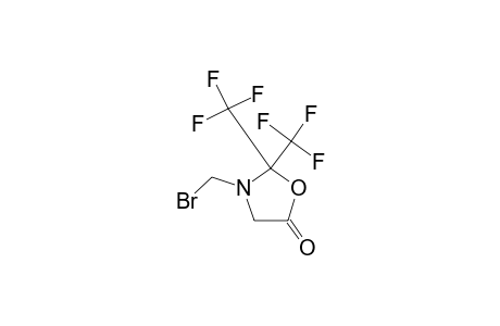 2,2-BIS-(TRIFLUOROMETHYL)-3-BROMOMETHYL-1,3-OXAZOLIDIN-5-ONE