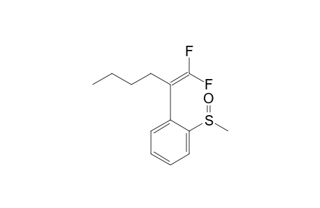 o-(1-Butyl-2,2-difluorovinyl)phenyl methyl sulfoxide