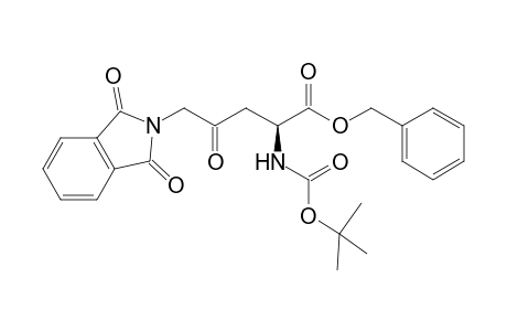 Benzyl 2(S)-[(tert-butoxycarbonyl)amino]-4-oxo-5-[(phthaloyl)amino]pentanoate